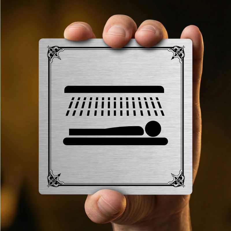 Solárium, 118x118mm, bílá, Texas